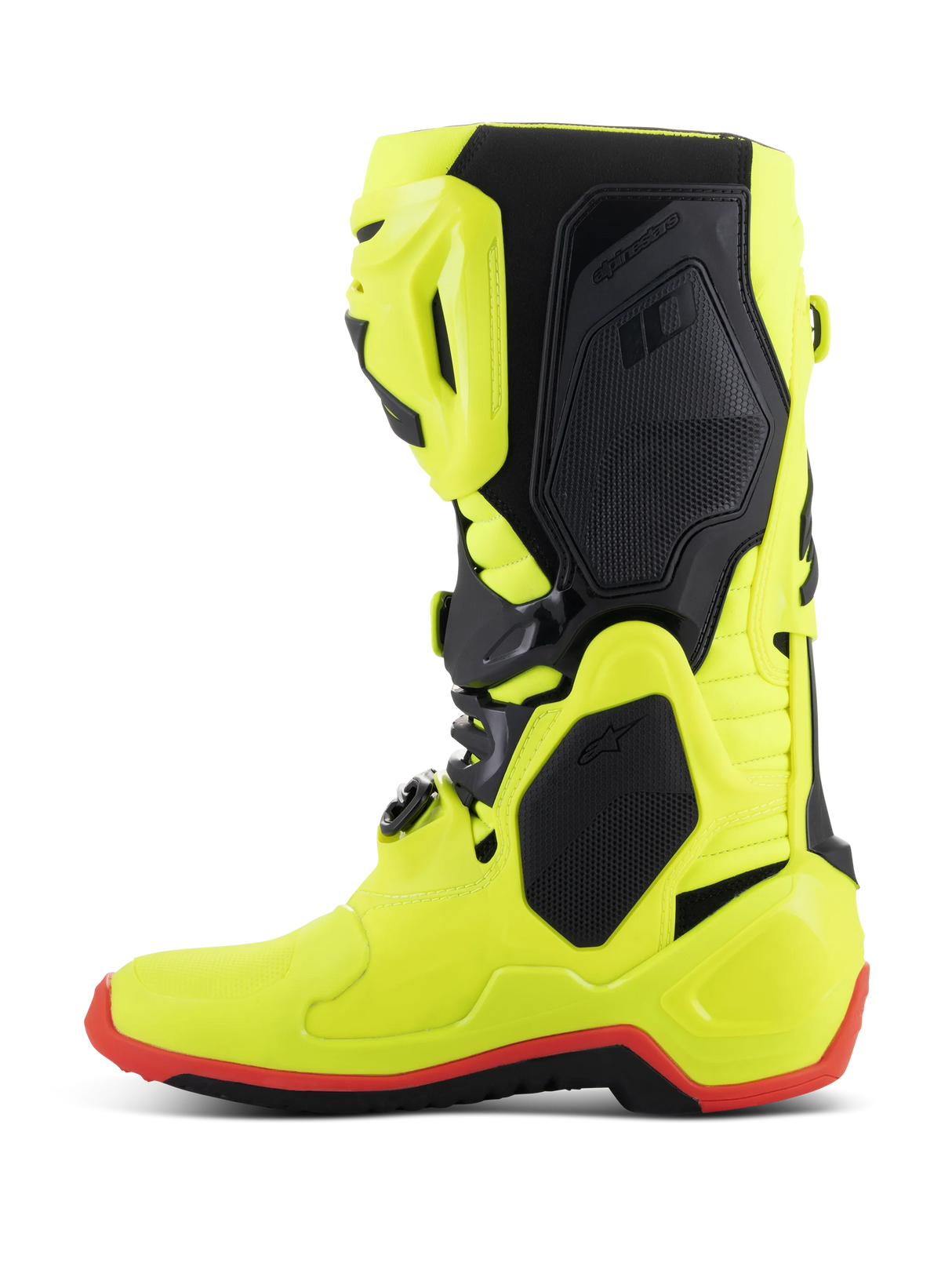Botas Alpinestars Tech 10 Amarillo Fluor/ Negro/ Rojo Fluor