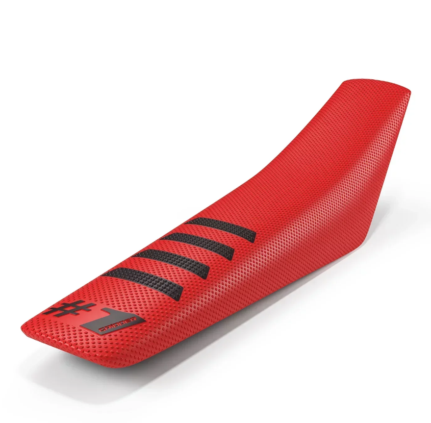Funda Asiento Motocross Enduro Onegripper RIBBED Rojo/Negro