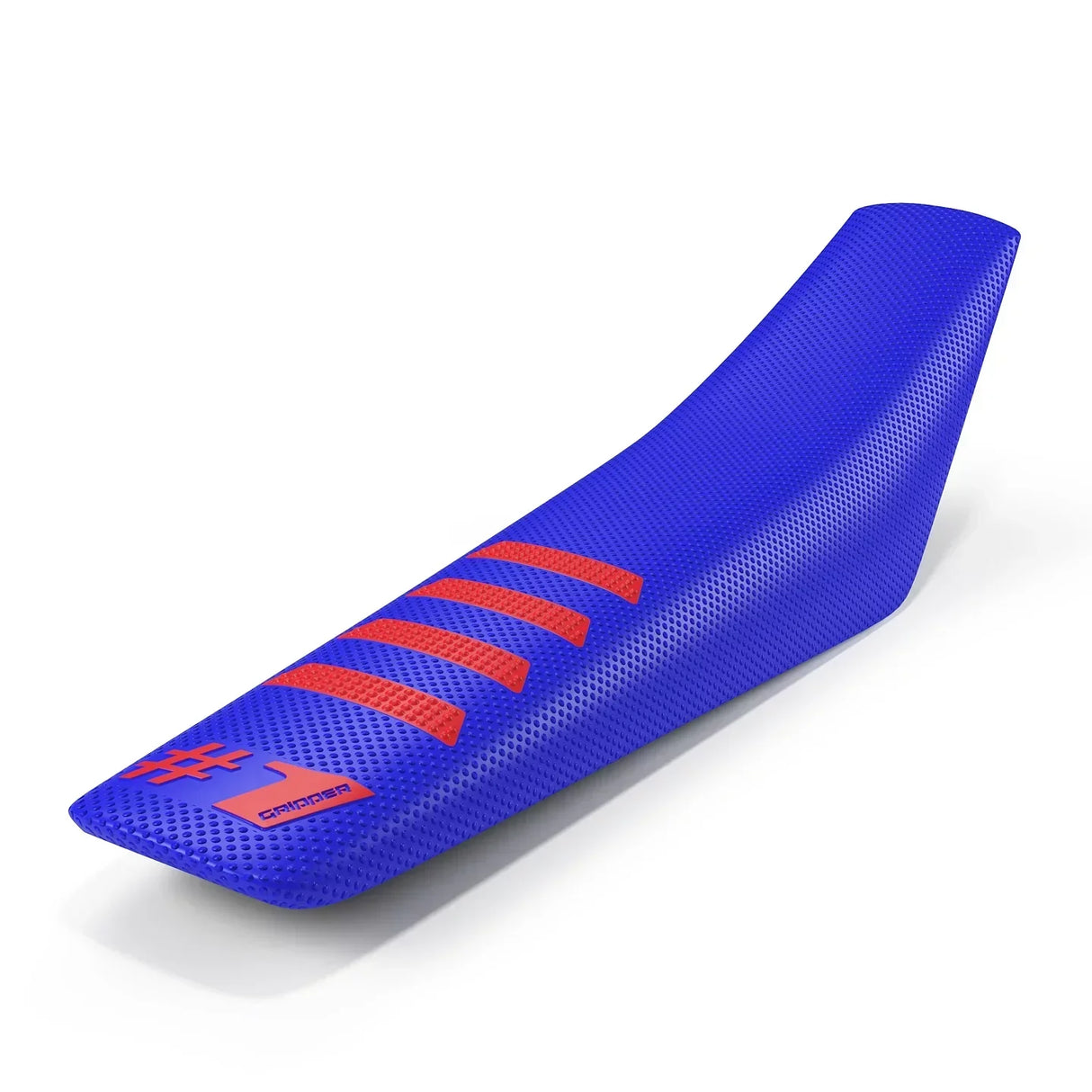 Funda Asiento Motocross Enduro Onegripper RIBBED Azul/Rojo