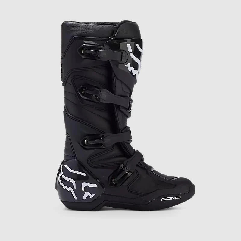 Botas Moto Niño Comp Negro Fox