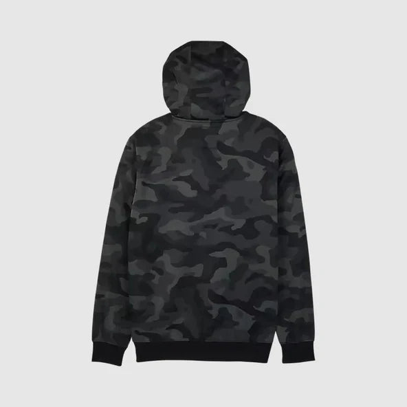 Poleron Lifestyle Canguro Fox Head Camo Negro Fox