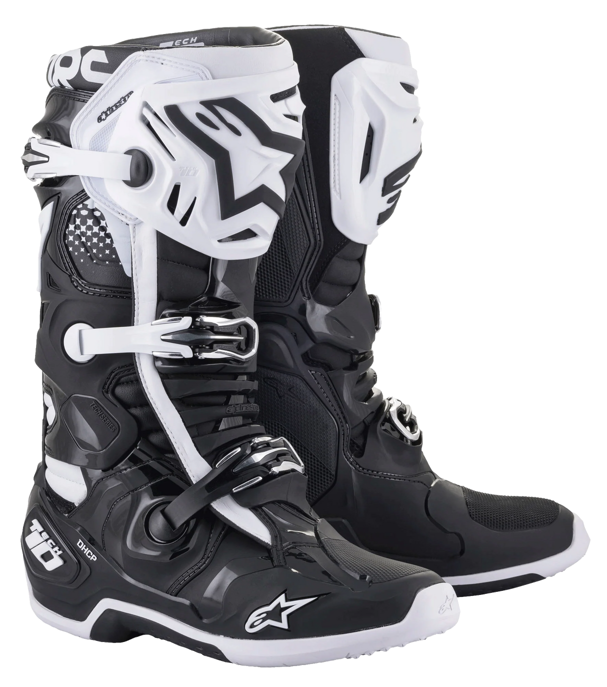 Botas alpinestars tech 10 Negro/Blanco