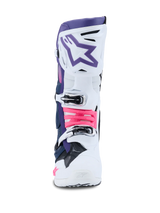 Bota Alpinestars Tech 10 Blanco/Violeta/Azul oscuro/Rosa Fluor