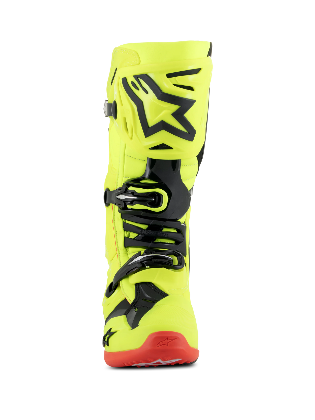 Botas Alpinestars Tech 10 Amarillo Fluor/ Negro/ Rojo Fluor