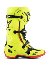 Botas Alpinestars Tech 10 Amarillo Fluor/ Negro/ Rojo Fluor
