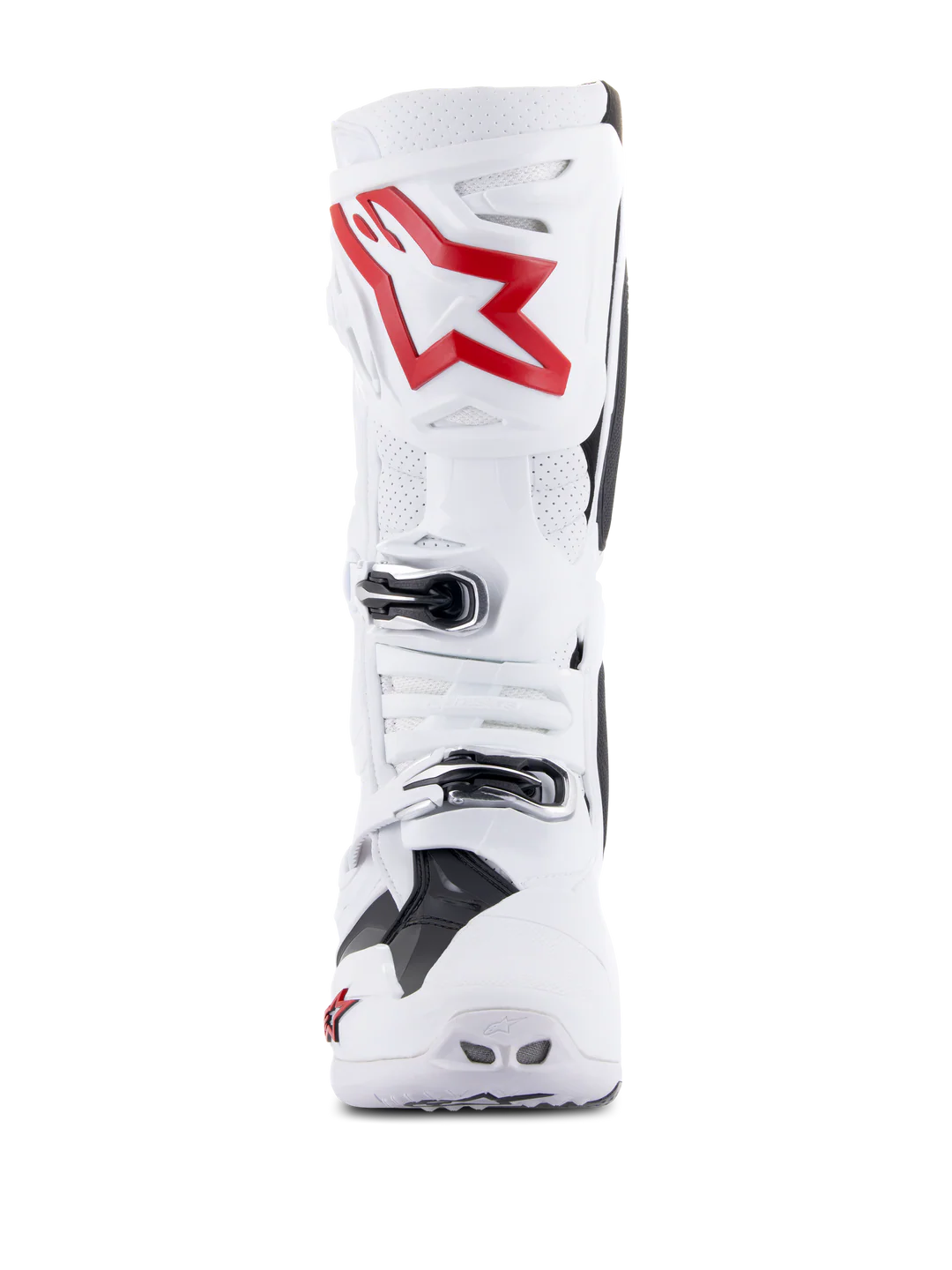 Bota Alpinestars Tech 10 Supervented  Blanco/ Rojo Brillante