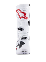 Bota Alpinestars Tech 10 Supervented  Blanco/ Rojo Brillante