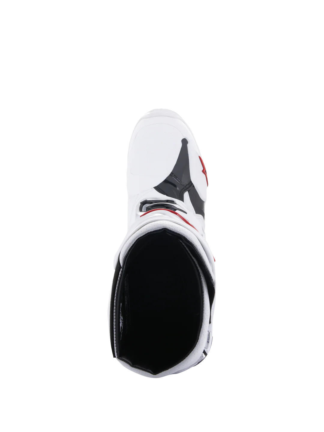 Bota Alpinestars Tech 10 Supervented  Blanco/ Rojo Brillante