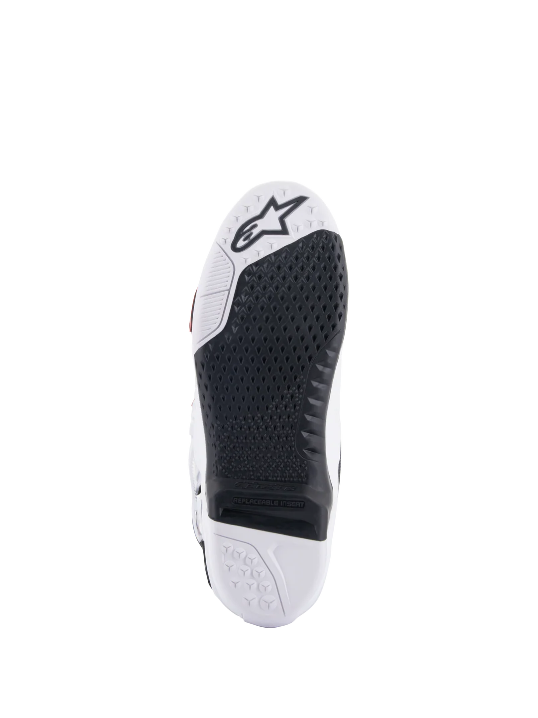 Bota Alpinestars Tech 10 Supervented  Blanco/ Rojo Brillante