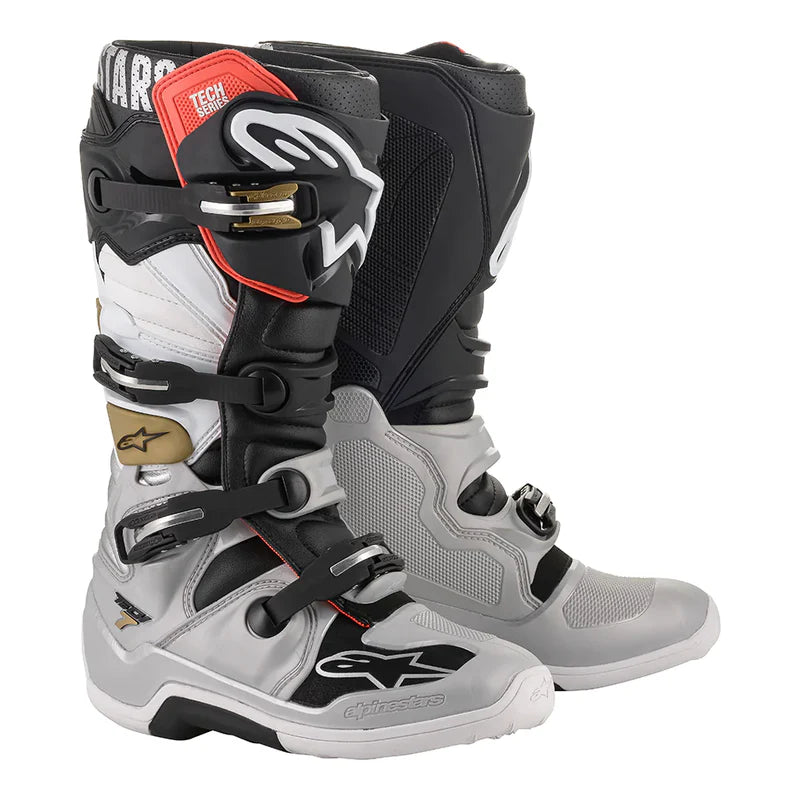 Botas alpinestars tech 7 Negro/Plata