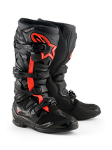 Botas Alpinestars Tech 7 Negro/ Rojo Fluor
