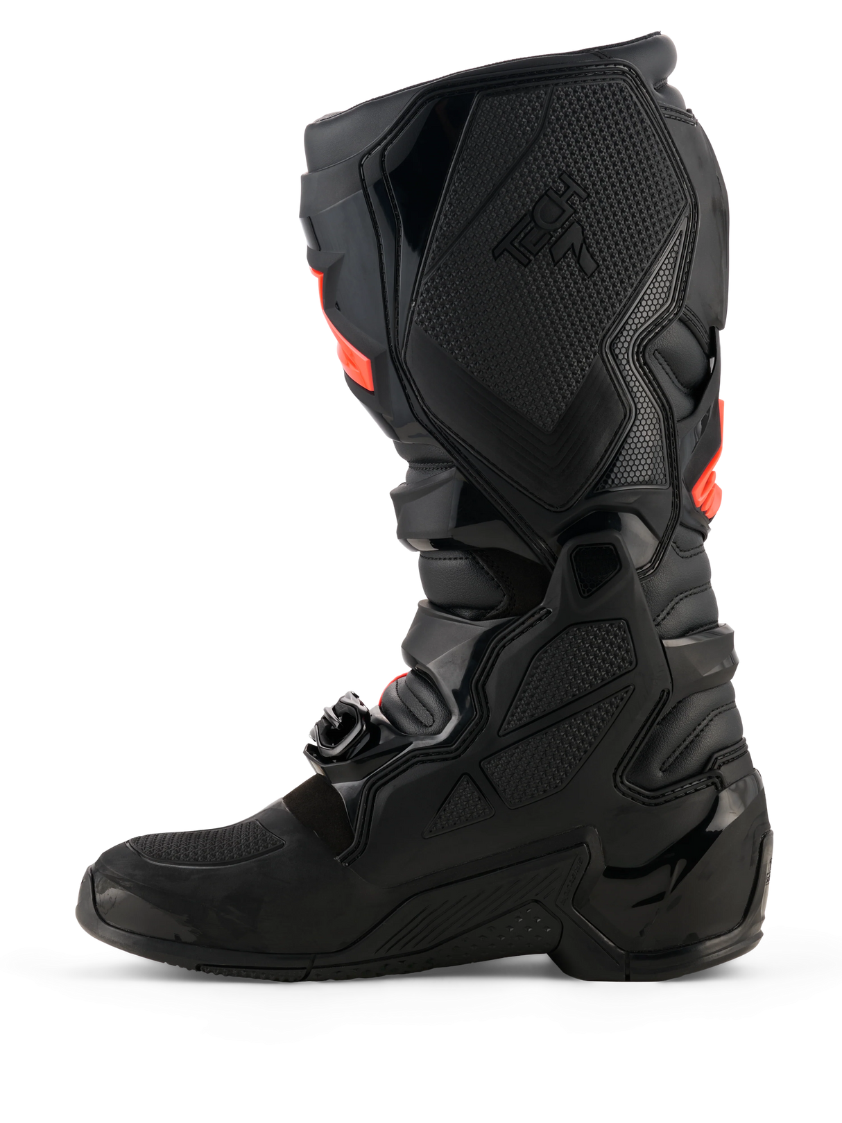 Botas Alpinestars Tech 7 Negro/ Rojo Fluor