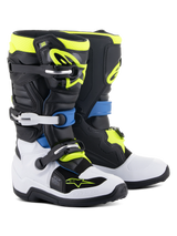 Botas Niño Alpinestars Tech 7S Negro/ Azul/ Amarillo Fluor