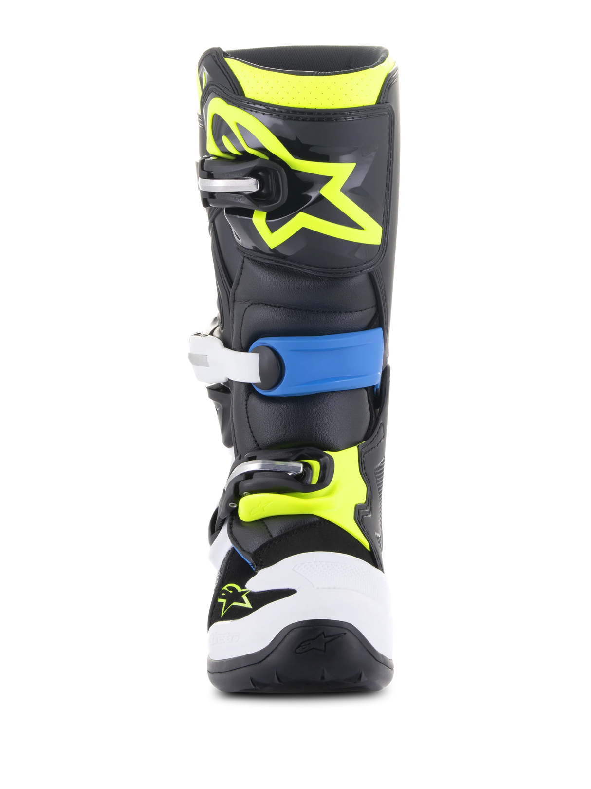 Botas Niño Alpinestars Tech 7S Negro/ Azul/ Amarillo Fluor
