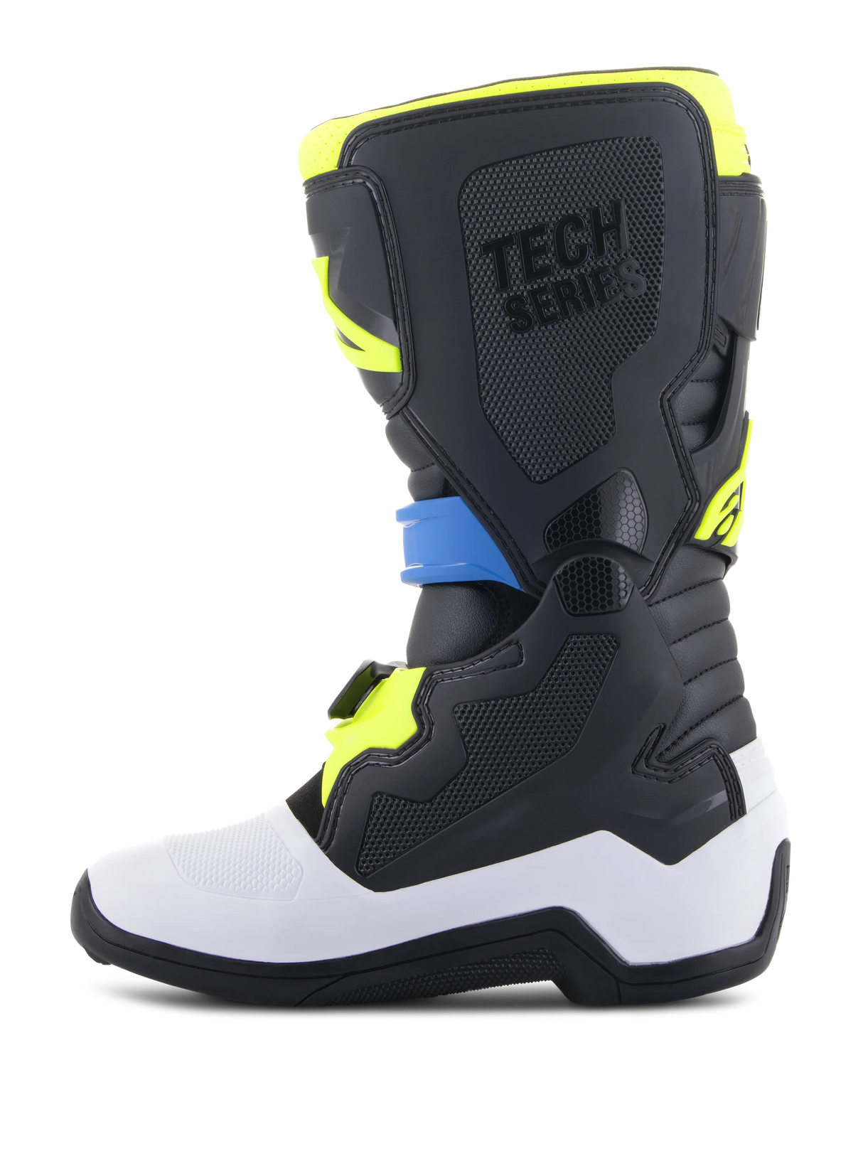 Botas Niño Alpinestars Tech 7S Negro/ Azul/ Amarillo Fluor