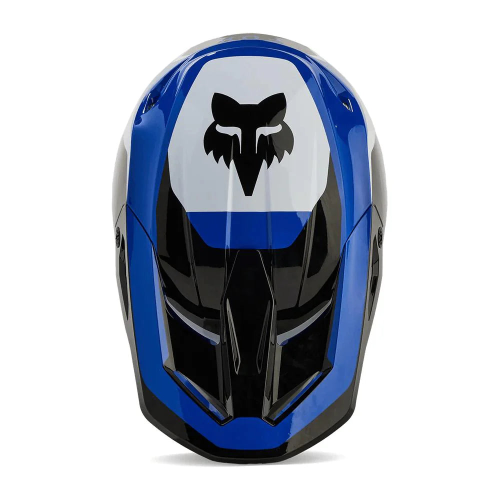 Casco Moto Niño V1 Nitro Azul Fox