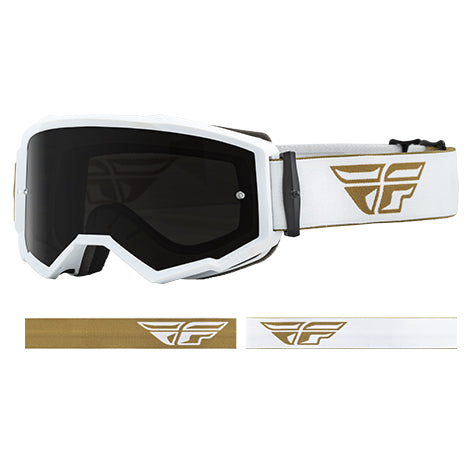 ANTIPARRAS ZONE WHITE/GOLD FLY RACING