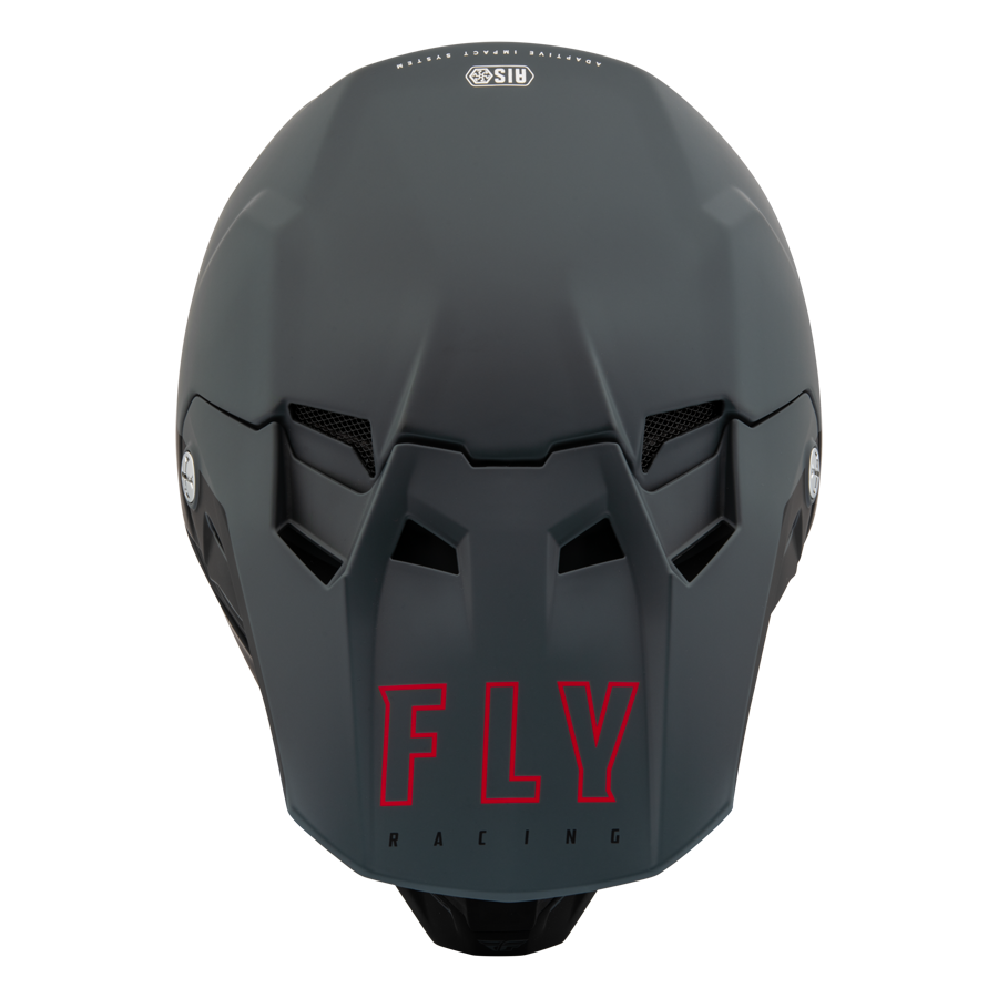 CASCO FORMULA CC CENTRUM MATTE GREY/BLACK/RED FLY RACING