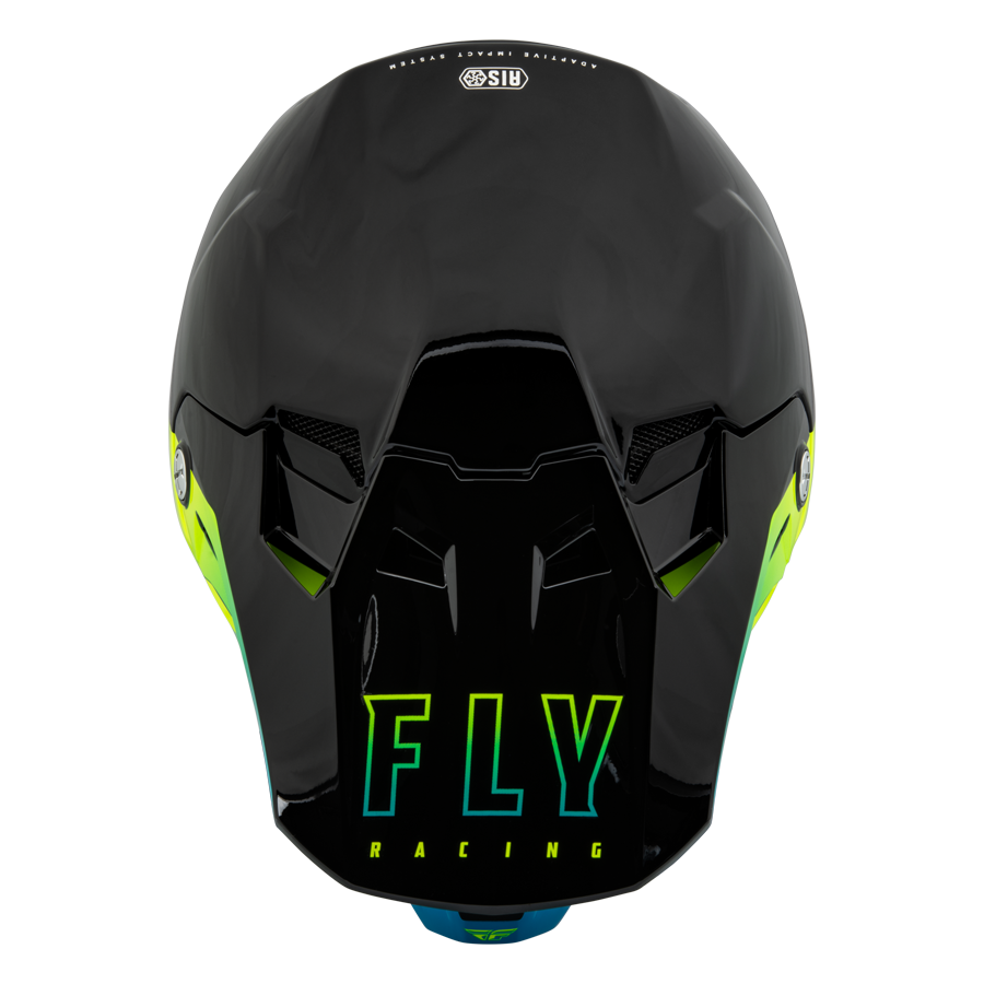 CASCO FORMULA CC CENTRUM BLACK/BLUE/HI-VIS FLY RACING