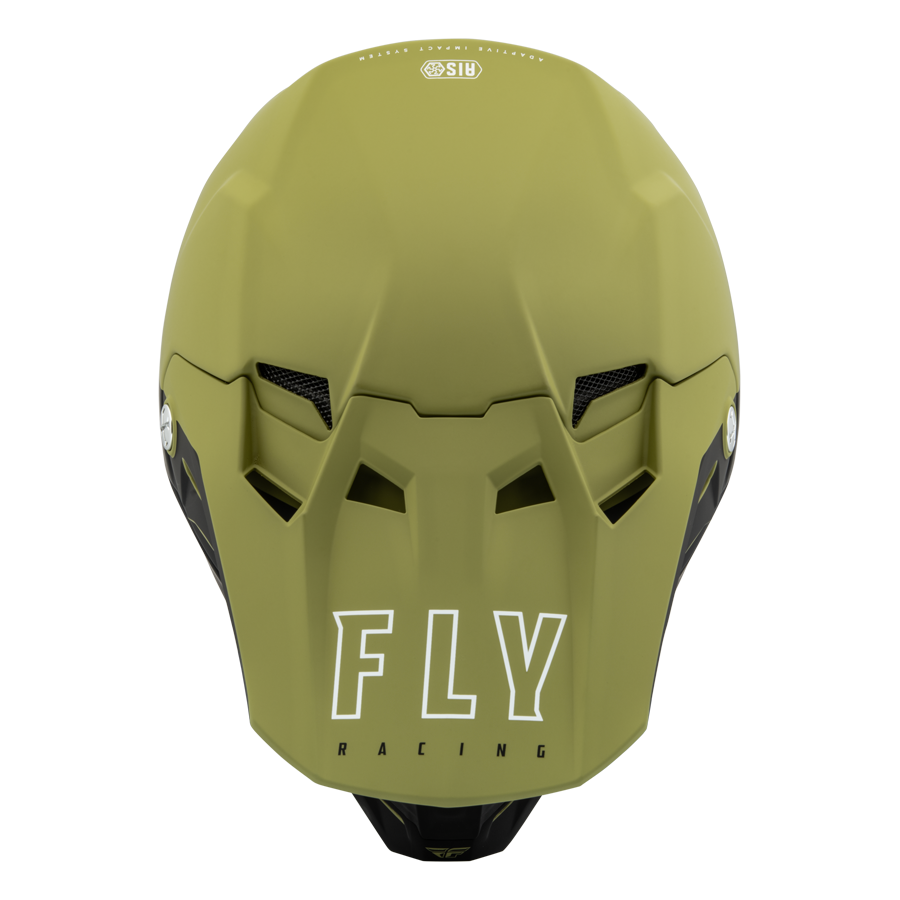 CASCO FORMULA CC CENTRUM MATTE OLIVE GREEN/BLACK FLY RACING