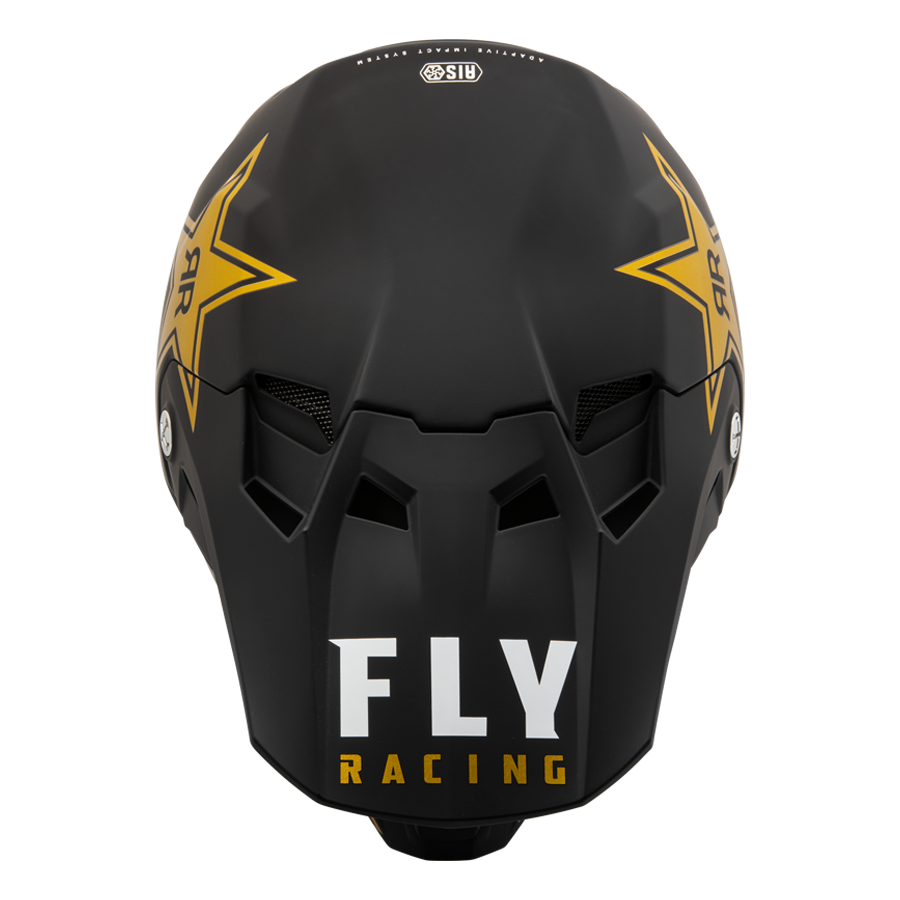 CASCO FORMULA CC ROCKSTAR MATTE BLACK/GOLD FLY RACING