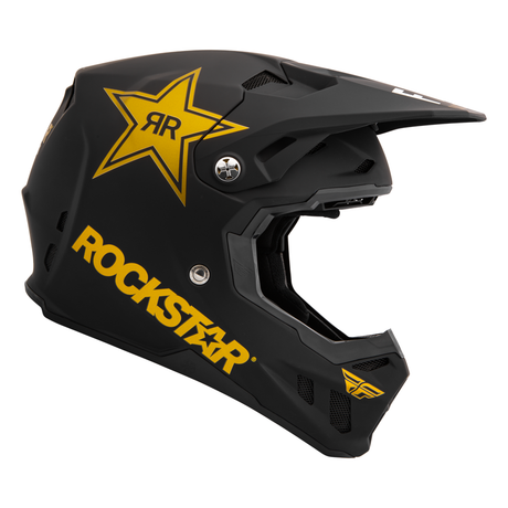 CASCO FORMULA CC ROCKSTAR MATTE BLACK/GOLD FLY RACING