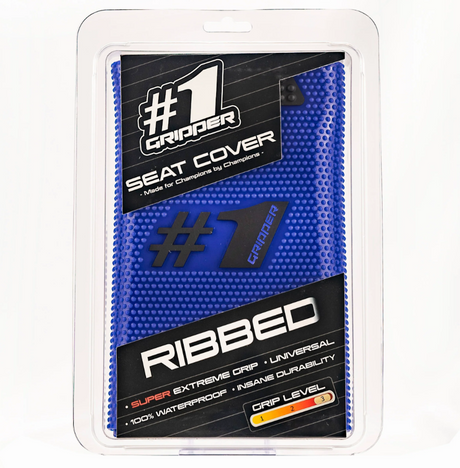 Funda Asiento Motocross Enduro Onegripper RIBBED Azul/Negro