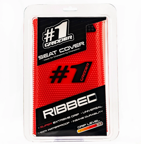 Funda Asiento Motocross Enduro Onegripper RIBBED Rojo/Negro