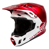 CASCO FORMULA CC CENTRUM METALLIC RED/WHITE FLY RACING