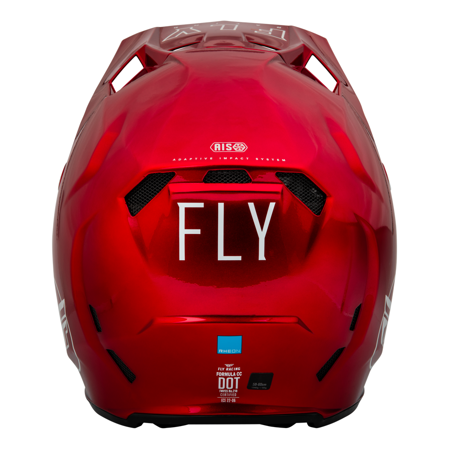 CASCO FORMULA CC CENTRUM METALLIC RED/WHITE FLY RACING