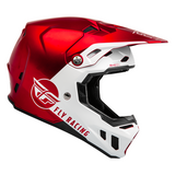 CASCO FORMULA CC CENTRUM METALLIC RED/WHITE FLY RACING