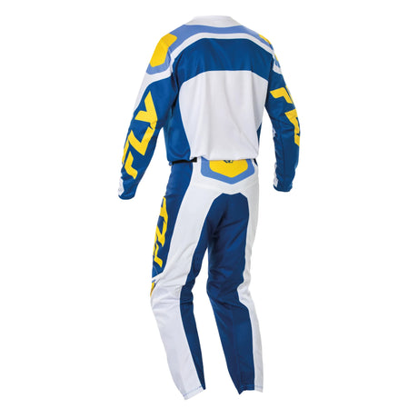 TRAJE F-16 2025 ADULTO WHITE/DARK BLUE/YELLOW