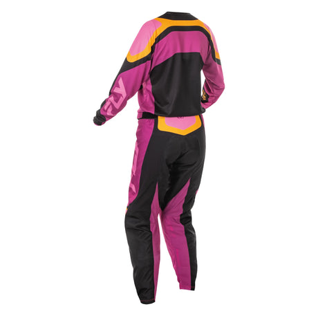 TRAJE F-16 2025 WOMEN’S BLACK/MAUVE/YELLOW