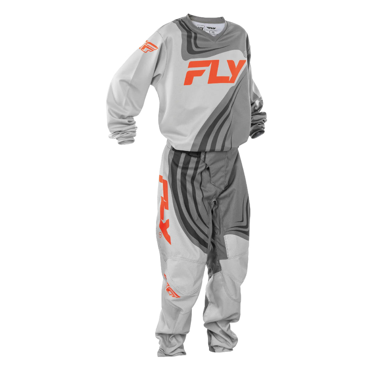TRAJE F-16 NIÑO 2025 GREY/ORANGE/LIGHT GREY