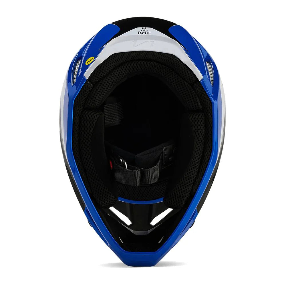 Casco Moto Niño V1 Nitro Azul Fox