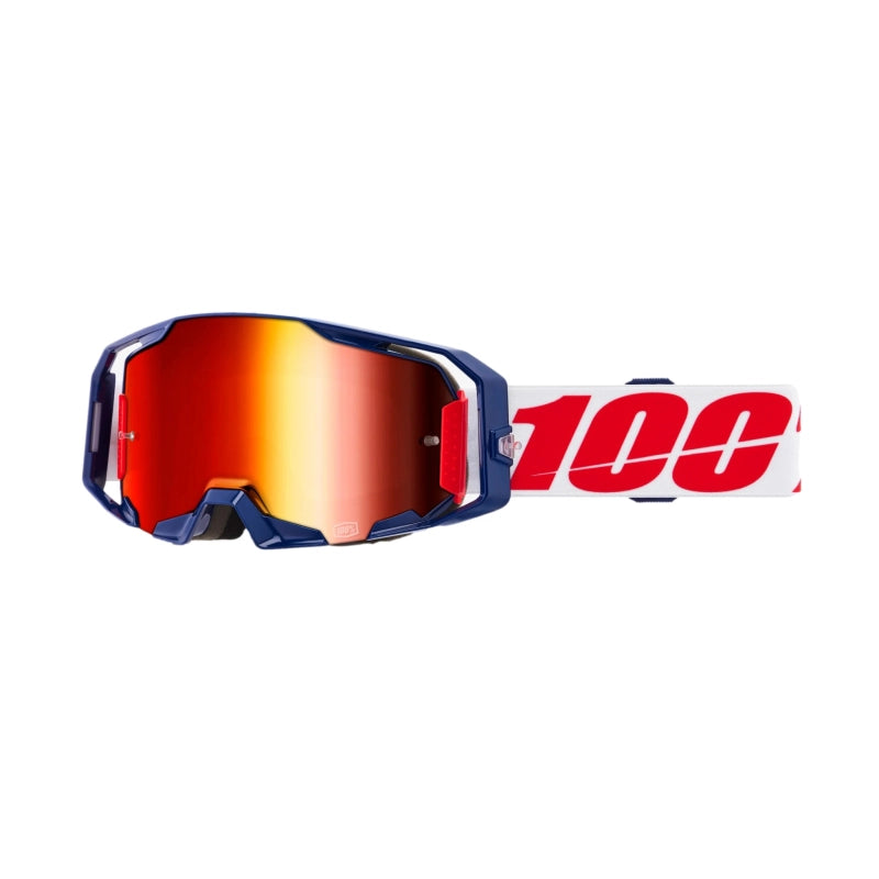 ANTIPARRA 100% ARMATIC GOGGLE MACH Z - MIRROR RED LENS