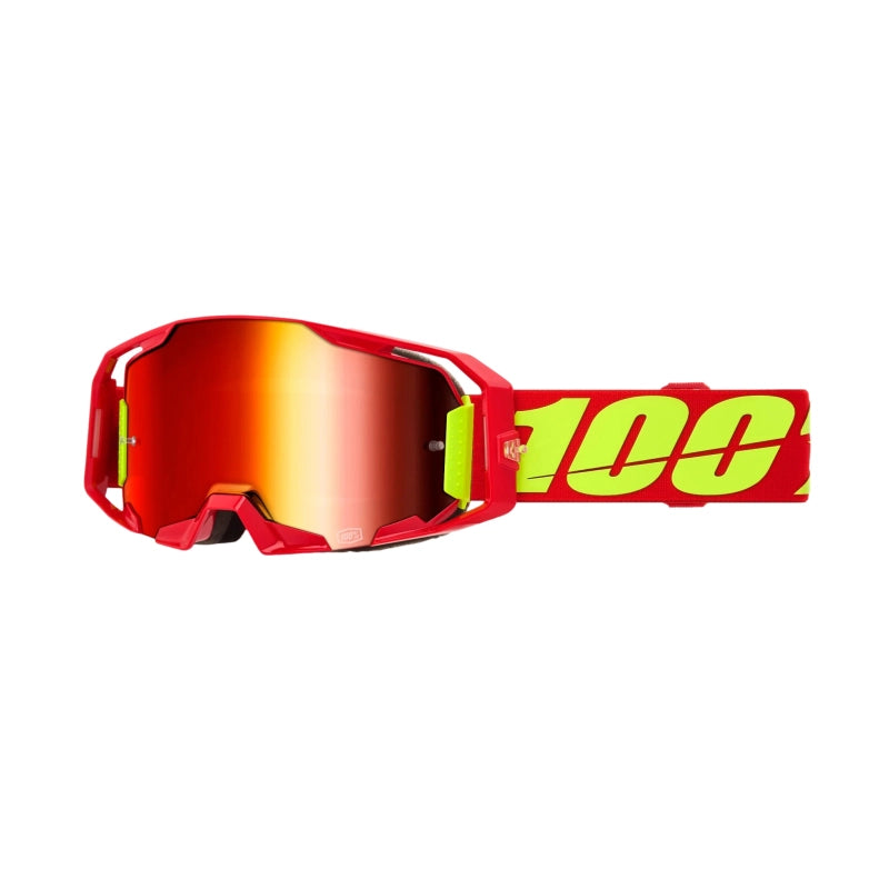 ANTIPARRA 100% ARMATIC GOGGLE RED - MIRROR RED LENS