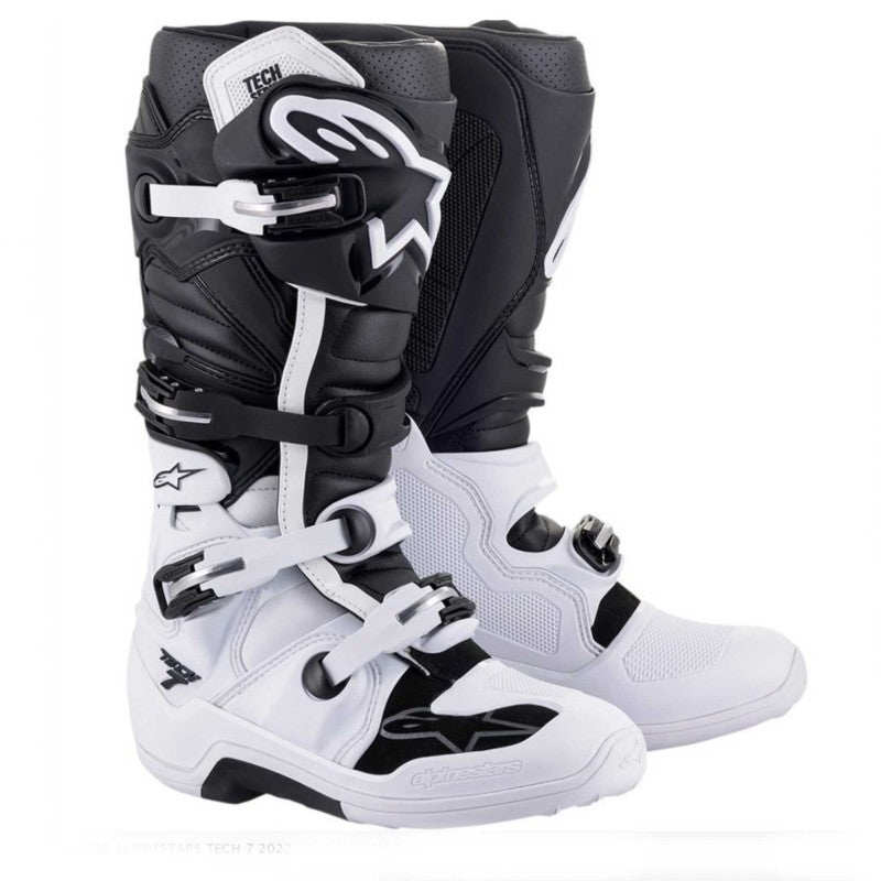 Botas alpinestars tech 7 Blanco/Negro