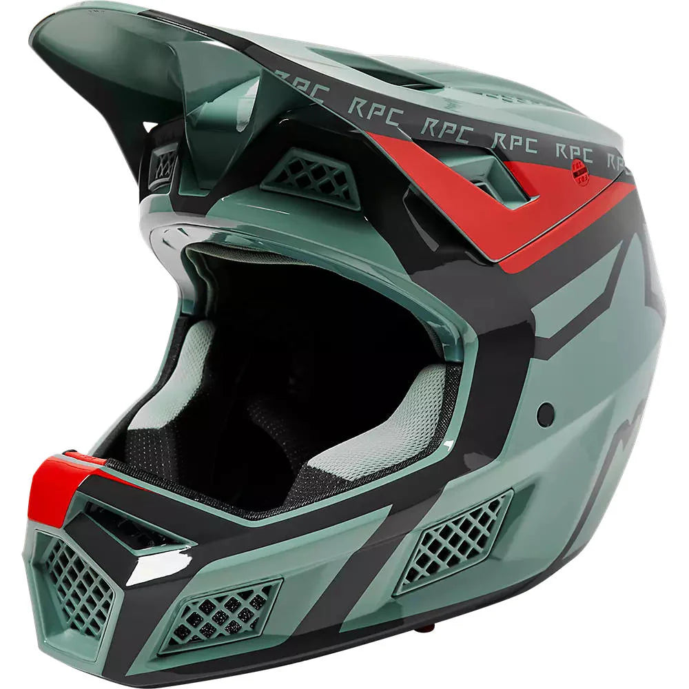 Casco Bicicleta Rampage Pro Carbon Mips™ Dvide Verde Fox