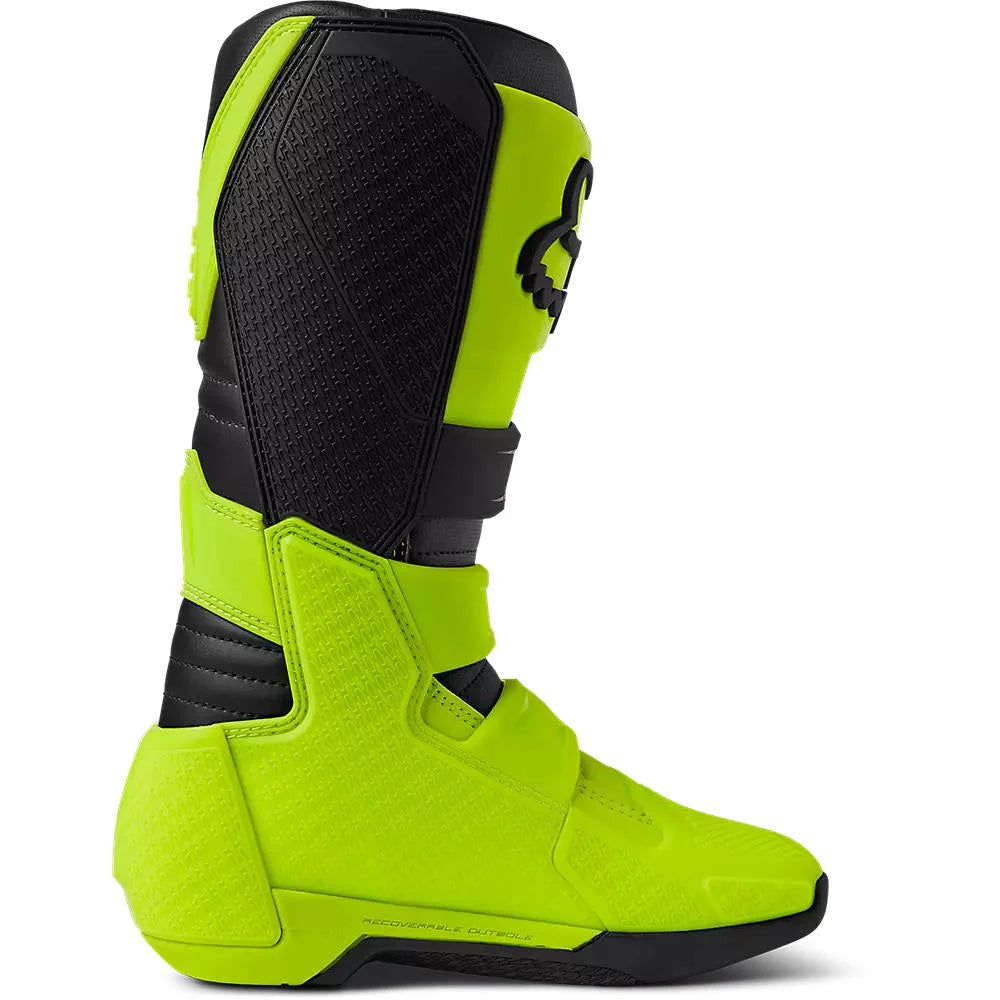 Botas Moto Comp Amarillo Fox