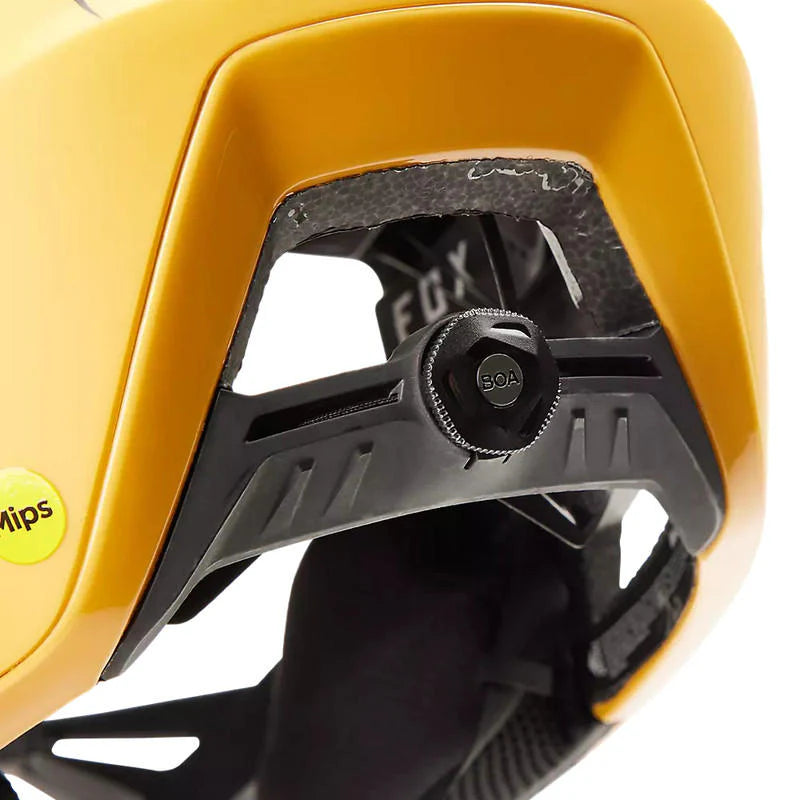 Casco Bicicleta Proframe RS Racik Blanco/Amarillo Fox