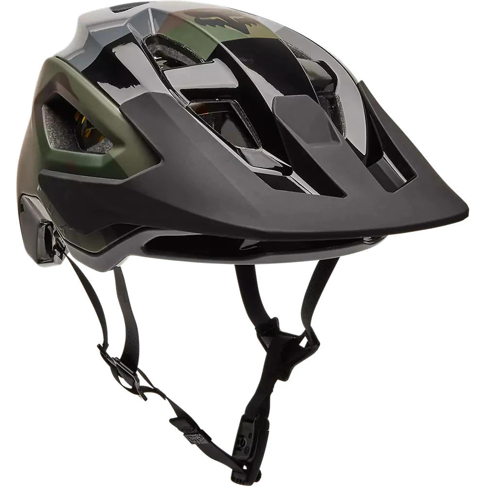 Casco Bicicleta Speedframe Pro Camo Verde Fox