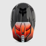 Casco Moto V1 Ballast Gris/Naranjo Fox