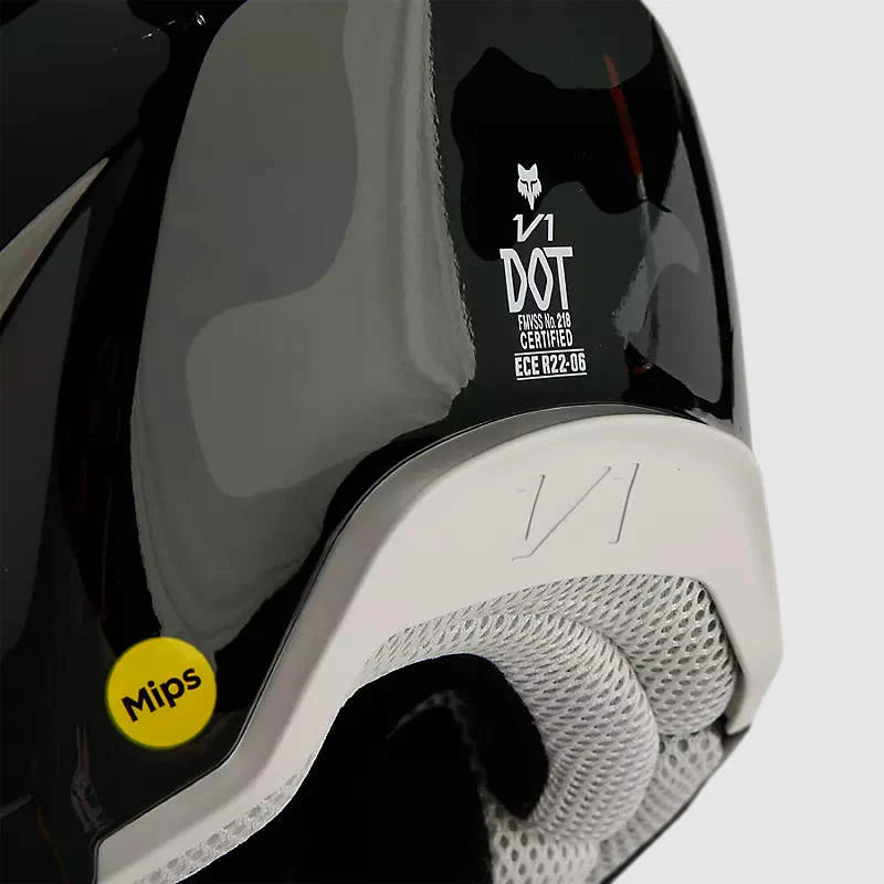 Casco Moto V1 BNKR Negro Fox