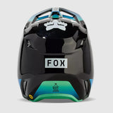 Casco Moto V1 Ballast Negro/Azul Fox