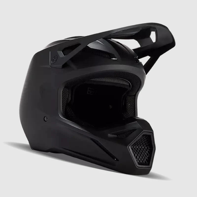 Casco Moto V1 Solid Negro Matte Fox