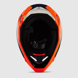 Casco Moto Niño V1 Nitro Naranjo Fox