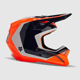 Casco Moto Niño V1 Nitro Naranjo Fox