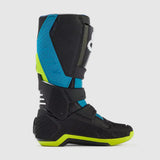 Botas Moto Motion Celeste/Verde Limon Fox