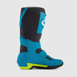 Botas Moto Comp Celeste/Amarillo Fox